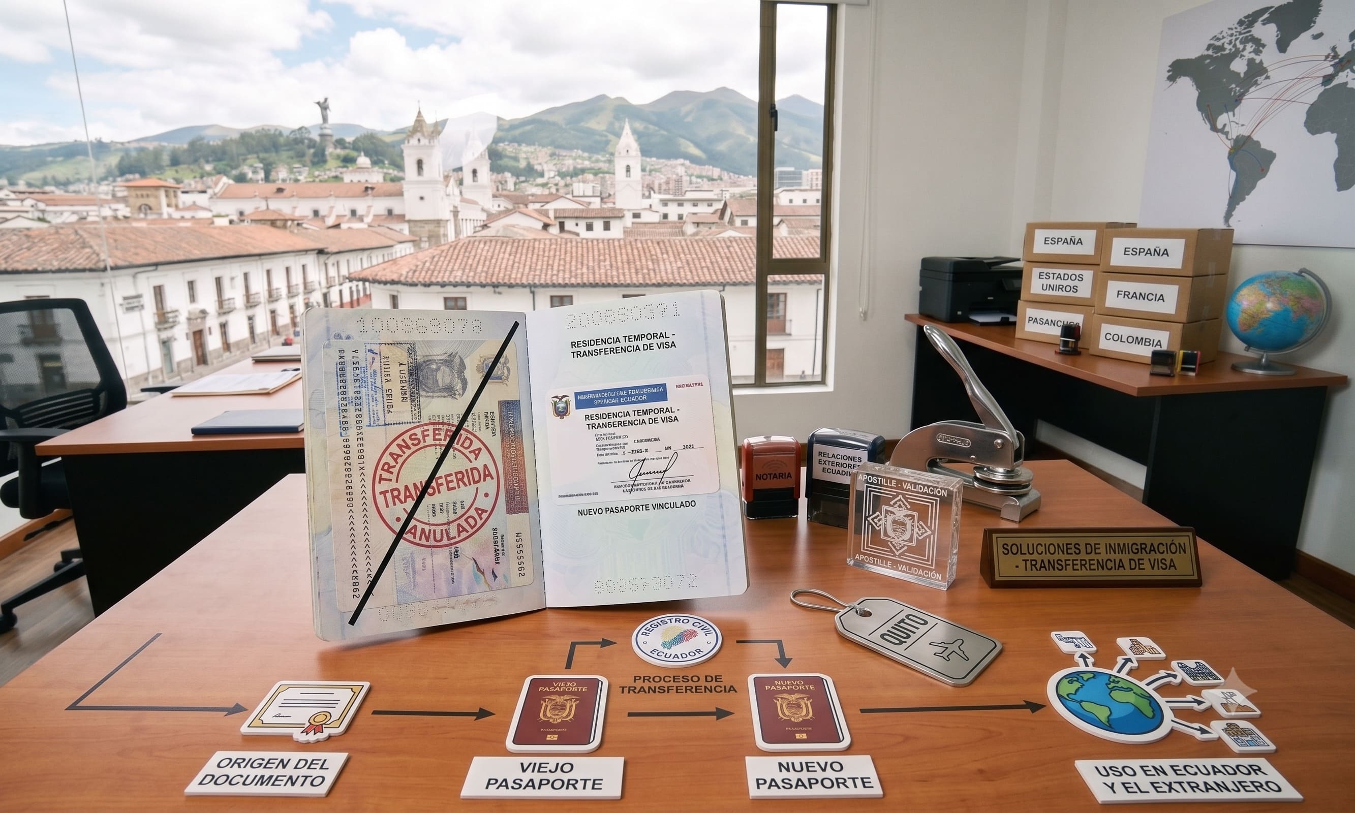 Servicio de Transferencia de Visa - Visas y Visas